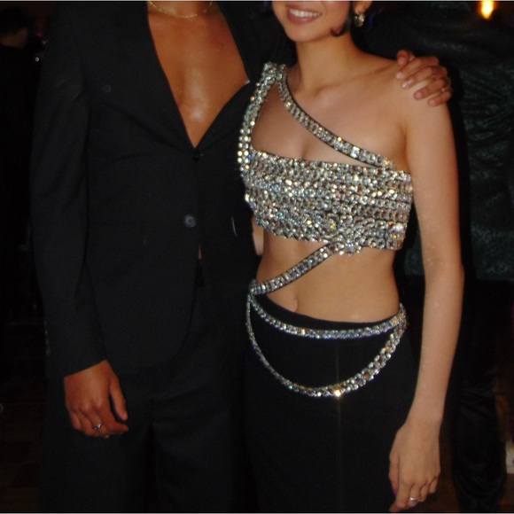 Albina Dyla Long Black Gown cute prom dress!!! - Picture 6 of 10